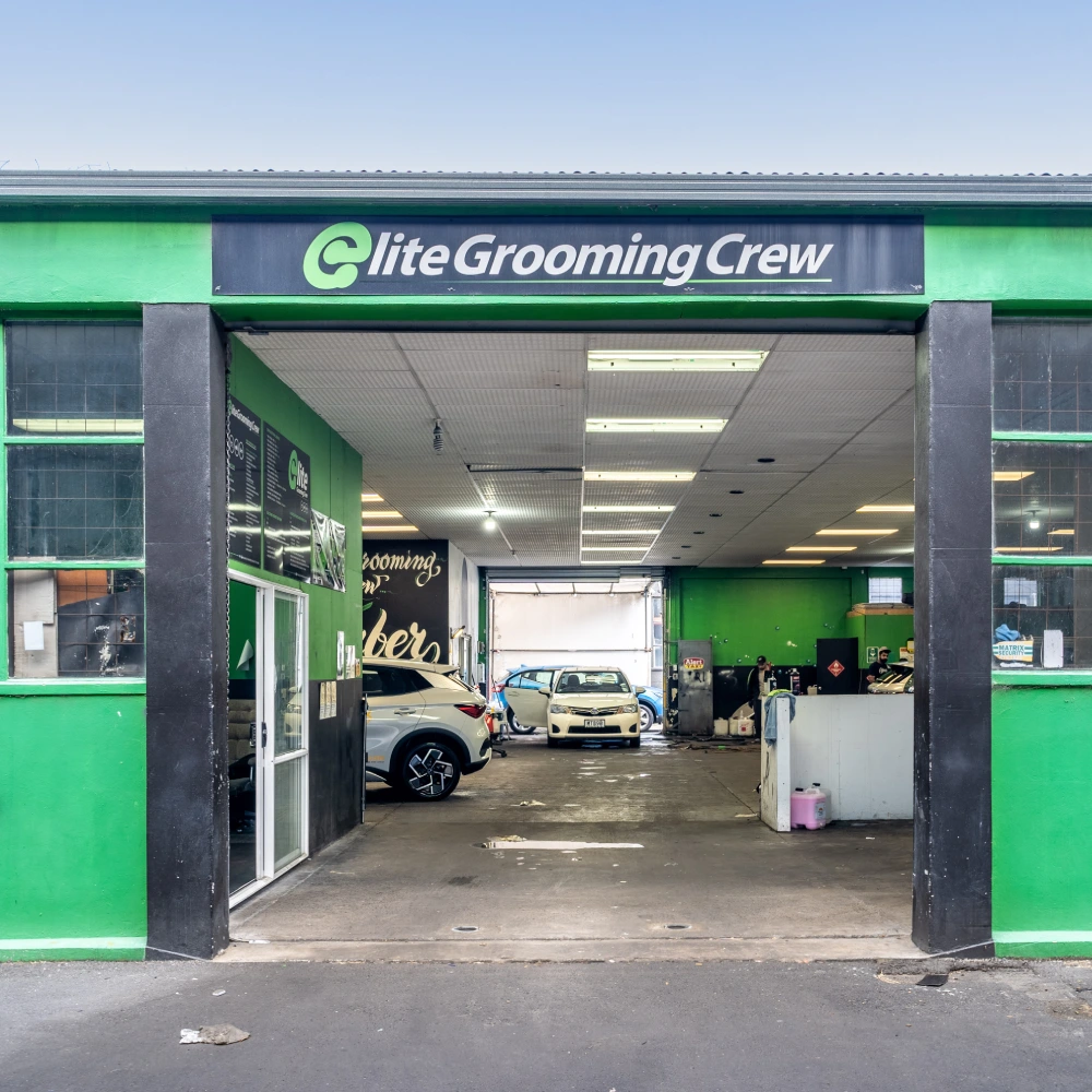 Elite Grooming Crew promotional graphics - Social Wave creative NZ