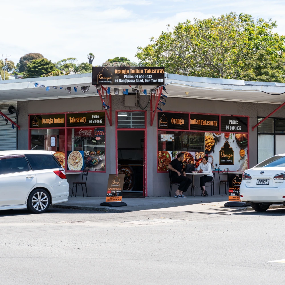Oranga Indian Takeaway digital marketing visuals - Social Wave Auckland